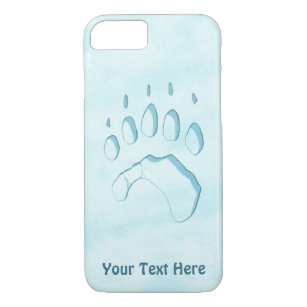 Polar Bear Paw Print Case-Mate iPhone Case