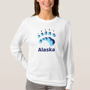 Polar Bear Paw Print T-Shirt