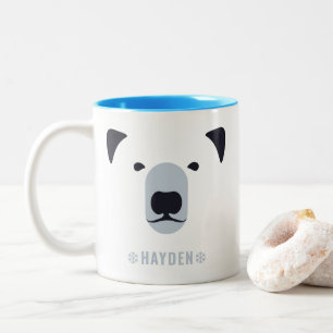 Polar Bear   Personalised Name Coffee Mug
