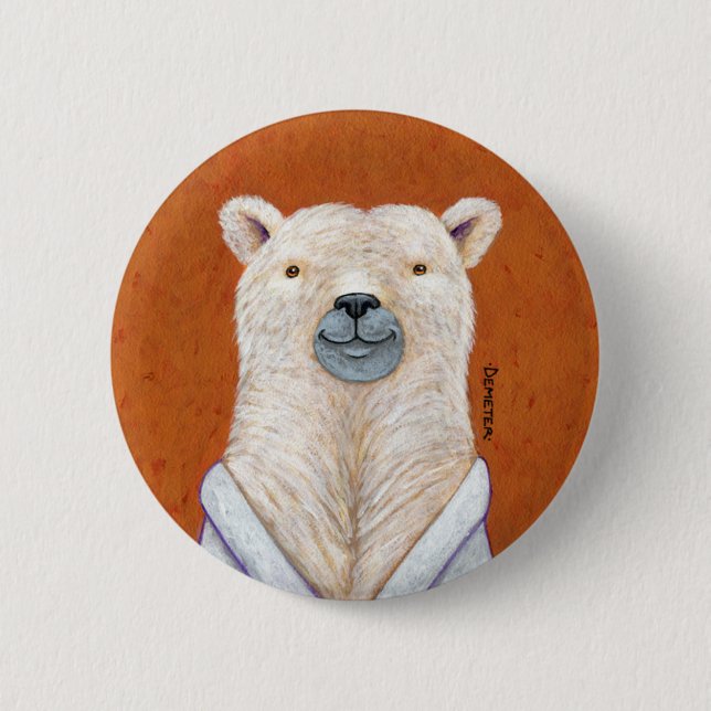 Polar Bear Pin (Front)