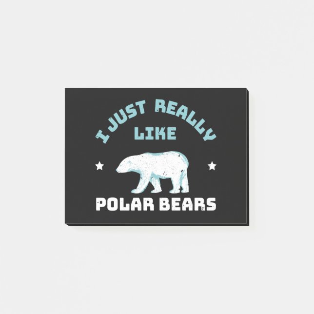 Polar Bear Post-it Notes (Front)