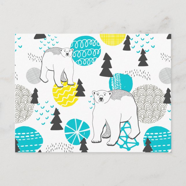 Polar bear postcard (Front)