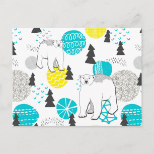 Polar bear postcard