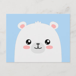 Polar bear postcard