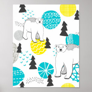 Polar bear poster