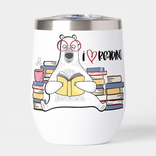 Polar Bear Reading Book (Front)
