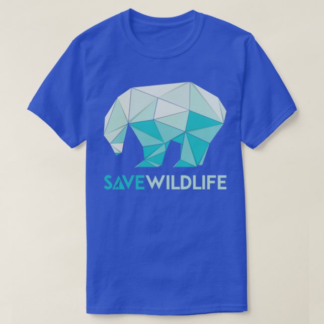 Polar bear save wildlife series T-Shirt (Design Front)