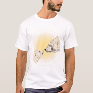 Polar Bear Shirt Kid's Baby Bear Organic Shirt