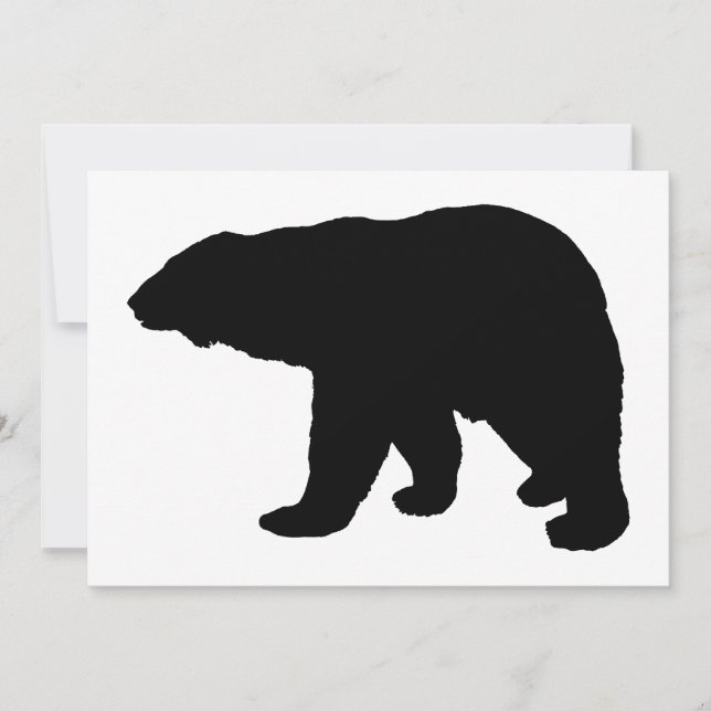 polar bear silhouette (Front)