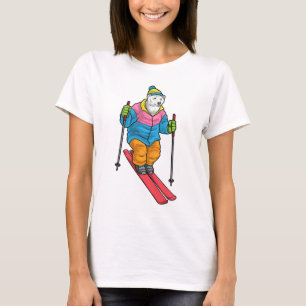 Polar bear Skier Ski Winter sports T-Shirt