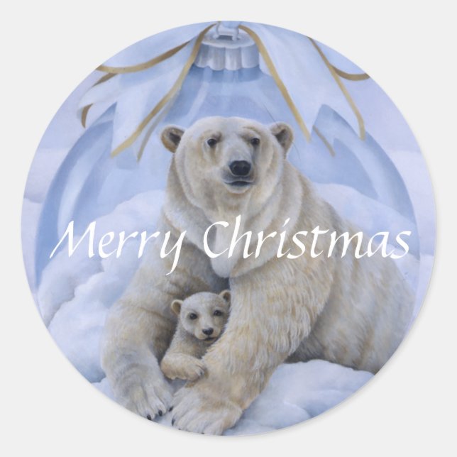 Polar Bear Sticker (Front)