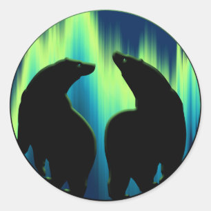 Polar Bear Stickers Wildlife Art Stickers & Gifts