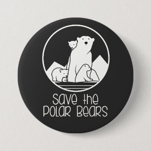 Polar Bear Support Button