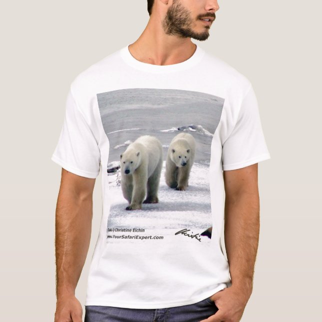 Polar Bear T-Shirt 1 (front & back design) (Front)