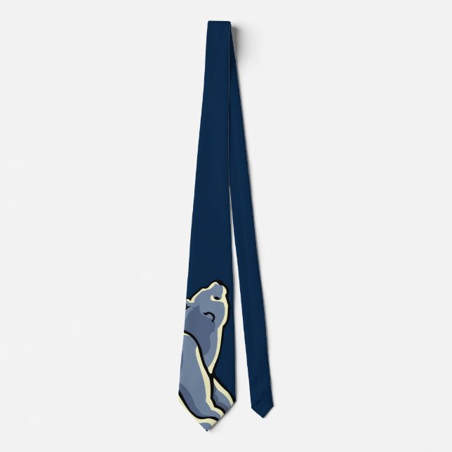 Polar Bear Tie Bear Cub Neckties Customisable (Front)