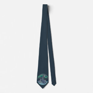 Polar Bear Ties Mother & Cub Native Art Necktie