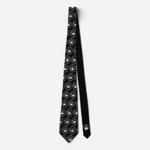 Polar Bear Ties Tribal Bear Claw Art Tie / Necktie