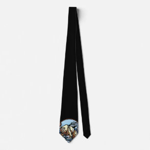 Polar Bear Ties Wildlife Art Tie Bear Necktie