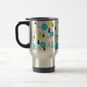 Polar bear travel mug