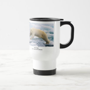 polar bear travel mug