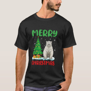 Polar Bear Tree Xmas Sweater Men Women Ugly Christ