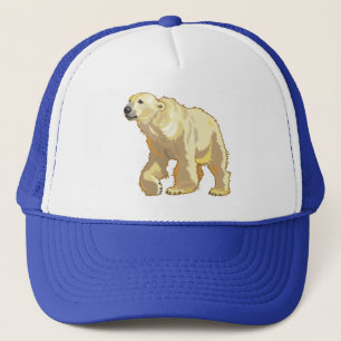 polar bear trucker hat