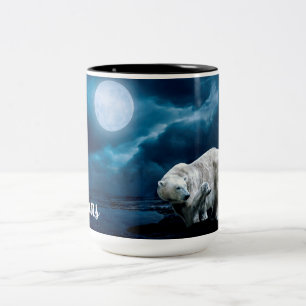 Polar Bear Two-Tone Coffee Mug