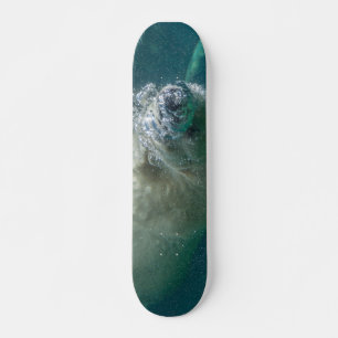 Polar bear underwater skateboard