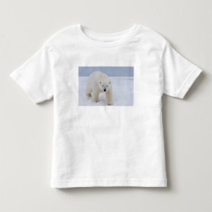polar bear, Ursus maritimus, on ice and snow, Toddler T-Shirt