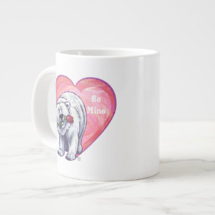 Polar Bear Valentine's Day Large Coffee Mug