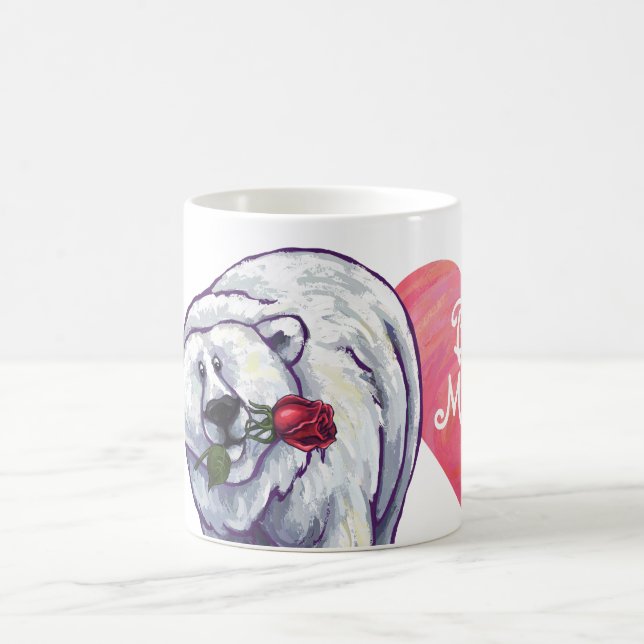 Polar Bear Valentine's Day Magic Mug (Center)