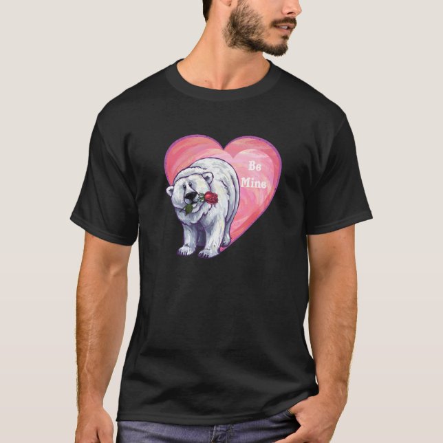 Polar Bear Valentine's Day T-Shirt (Front)