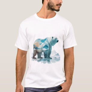 Polar Bear Vector Art Animal Majestic Nature Wild T-Shirt