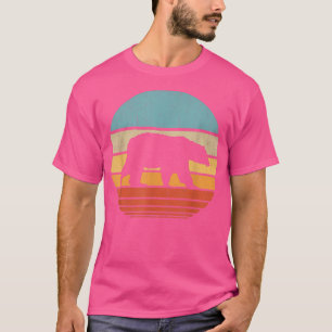 Polar Bear Vintage 60s 70s Retro Gift Animal Lover T-Shirt