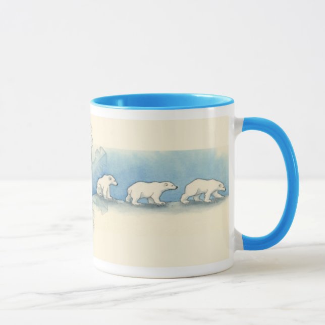 Polar Bear Walk Mug (Right)