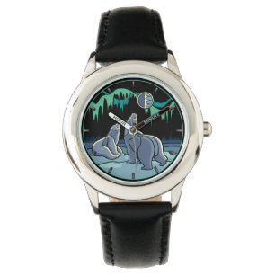 Polar Bear Watch Wildlife Art Bear Wrist Watch