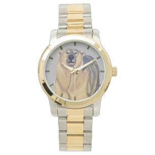 Polar Bear Watch Wildlife Art Bear Wrist Watch