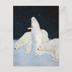 Polar Bear Winter Magic Postcards = Edmund Dulac