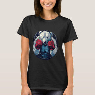 Polar Bear With Boxing Gloves Boxer Fighter Boxing T-Shirt