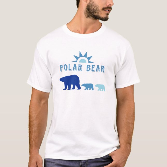 Polar Bear with Sun T-Shirt (Front)