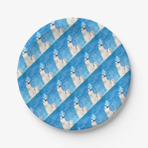 Polar Bear with Toasted Marshmallow Paper Plate
