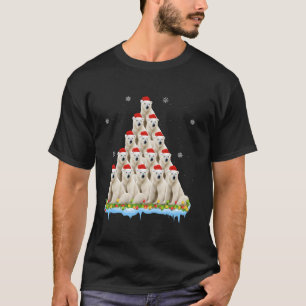 Polar Bear Xmas Lights Santa Polar Bear Christmas  T-Shirt