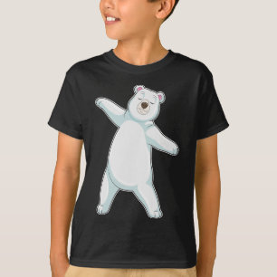 Polar Bear Yoga Fitness Gymnastics T-Shirt