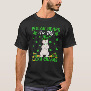 Polar Bears Are My Lucky Charms Polar Bear St. Pat T-Shirt