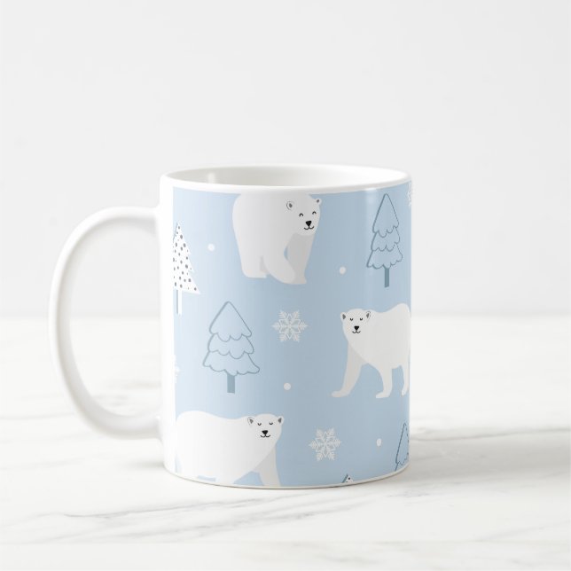 Polar Bears Coffee Mug (Left)