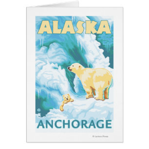 Polar Bears & Cub - Anchorage, Alaska
