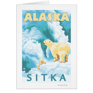 Polar Bears & Cub - Sitka, Alaska