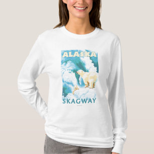 Polar Bears & Cub - Skagway, Alaska T-Shirt