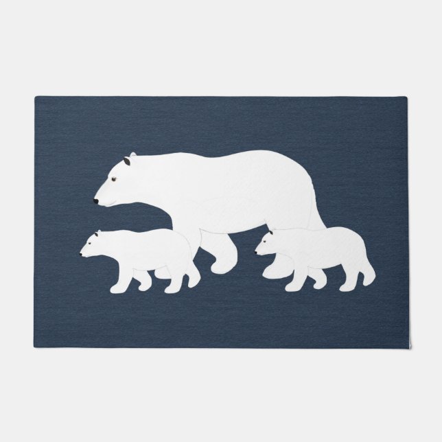 Polar Bears Doormat (Front)