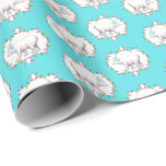 Polar Bears in Pom Pom Ski Hats Wrapping Paper<br><div class="desc">Polar bears bedecked in winter hats.  See the coordinating gift sticker.</div>